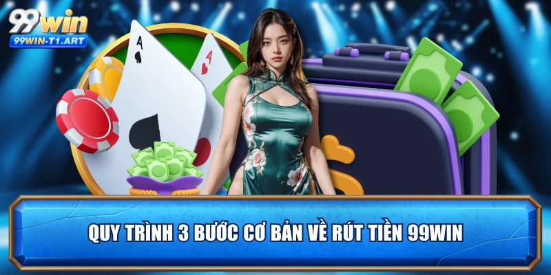 Quy trình 3 bước cơ bản về rút tiền 99WIN 